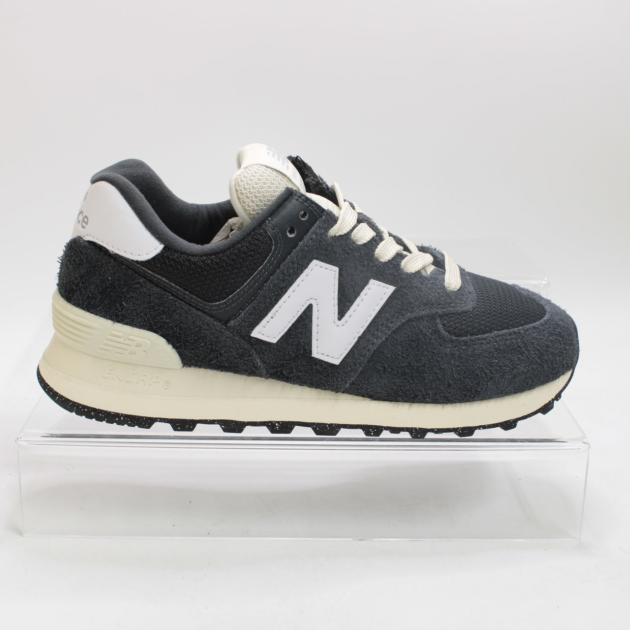 Womens New Balance 574 Trainers Blue Grey Uk Size 3.5