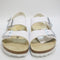 Womens Birkenstock Milano Sandals White Birko Flor Uk Size 5.5