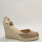 Womens Office Marmalade Ankle Tie Espadrilles Taupe Suede Uk Size 5