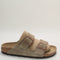 Womens Birkenstock Arizona Two Strap Suede Taupe Uk Size 5.5