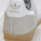 Mens Adidas Gazelle Indoor Trainers Grey Two White Gold Metallic Uk Size 5