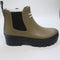 Womens Barbour Halton Chelsea Welly Boots Brown Military Uk Size 5