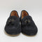 Womens Office Finty  Tassel Loafers Navy Suede