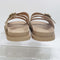 Womens OFFICE Saturn 3 Strap Footbed Slider Beige