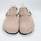 Womens BIRKENSTOCK Boston Clogs Pink Clay Suede