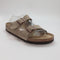 Mens Birkenstock Arizona Two Strap Taupe Suede Uk Size 9.5