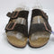 Womens BIRKENSTOCK Arizona Two Strap Sandals Suede Mocca