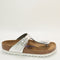 Womens Birkenstock Toe Thong Footbed Silver Uk Size 3.5