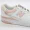 Odd sizes - New Balance BB550 White Pink White Uk Sizes Right 6/Left 5
