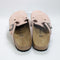 Womens BIRKENSTOCK Boston Clogs Pink Clay Suede