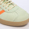 adidas Gazelle Trainers Semi Green Spark Solar Orange Gum Uk Size 4