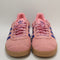 adidas Gazelle Trainers Semi Pink Spark Lucid Blue Pure Sulfur Uk Size 4.5