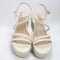 Womens Office Holland  W  Strappy Espadrille Wedge Off White