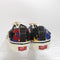 Vans Authentic 44 Trainers Knit Flower Black White Red