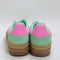 adidas Gazelle Bold W Pulse Mint Sreaming Pink Gum M2 Uk Size 4.5