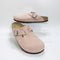 Womens BIRKENSTOCK Boston Clogs Pink Clay Suede