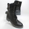 Odd sizes - Womens Blowfish Malibu Rauly Zip Boot Black Uk Sizes Right 3/Left 4