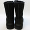 Odd sizes - Womens UGG Classic Short Ii Boot Black Suede Uk Sizes Right 5/Left 4