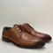 Mens Office Mccarthy Plain Toe Derby Shoes Tan Leather Uk Size 9