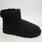 Odd sizes - Womens UGG Classic Mini Ii Black Suede Uk Sizes Right 4/Left 3