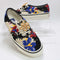 Vans Authentic 44 Trainers Knit Flower Black White Red