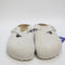 Womens Birkenstock Boston Clogs Antique White Suede Uk Size 4