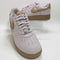 Nike Air Force 1 Trainers Silver Lilac Taupe Qs
