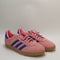 adidas Gazelle Trainers Semi Pink Spark Lucid Blue Pure Sulfur Uk Size 4.5