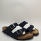 Mens Birkenstock Arizona Two Strap Sandals New Navy Uk Size 9.5