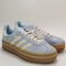 Odd Sizes -  adidas Gazelle Bold W Trainers Clear Sky Cream White Gold Metallic - UK Sizes Right 4/Left 5