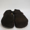 Womens Birkenstock Boston Clogs Mocca Suede R Uk Size 5.5