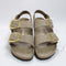 Womens BIRKENSTOCK Milano Big Buckle Sandals Tobacco Hex