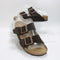 Womens BIRKENSTOCK Arizona Two Strap Sandals Suede Mocca