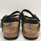 Womens Birkenstock Kumba Soft Footbed Sandals Black Nubuck Uk Size 4.5