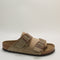 Mens Birkenstock Arizona Two Strap Taupe Suede Uk Size 7.5