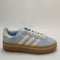 Odd Sizes -  adidas Gazelle Bold W Trainers Clear Sky Cream White Gold Metallic - UK Sizes Right 4/Left 5