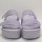 Womens Crocs Brooklyn Buckle Low Wedge Sandals Frosted Purple Moon Uk Size 6