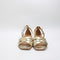 Womens Office Starstruck  Two Part Weave Sandals Gold