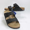 Womens BIRKENSTOCK Arizona Two Strap Sandals Leopard Black