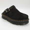 Womens Dr. Martens Zebzag Mule Black Suede