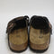 Womens Birkenstock Boston Clogs Mocca Suede R Uk Size 5.5