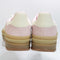 adidas Gazelle Bold W Trainers Clear Pink Cream White Gold Metallic