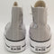 Converse All Star Lift Hi Platform Trainers Grey Area White Black Uk Size 5