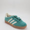 adidas Gazelle Indoor Trainers Pure Teal Offwhite Gold Metallic Uk Size 4