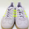 adidas Gazelle Indoor Silver Dawn Solar Yellow Gum Uk Size 6