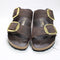 Womens BIRKENSTOCK Arizona Big Buckle Sandals Habana Hex Leoi