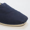 Odd Sizes - Toms Classic Alpargata Slip Ons Navy Recycled Cotton Canvas - UK Sizes Right 8/Left 9