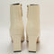 Womens Office Adele Slim Heel Ankle Boots Off White