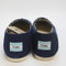 Odd Sizes - Toms Classic Alpargata Slip Ons Navy Recycled Cotton Canvas - UK Sizes Right 8/Left 9