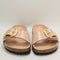Womens Birkenstock Madrid Big Buckle High shine New Beige - UK Size 5